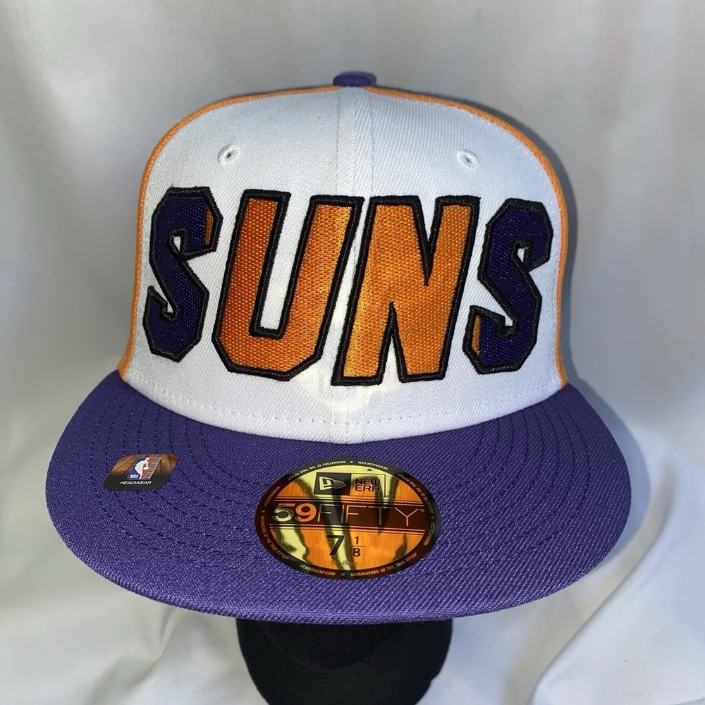 New Era Phoenix Suns NBA 59FIFTY Fitted Hat 7 1/8 NEW Tri-Color